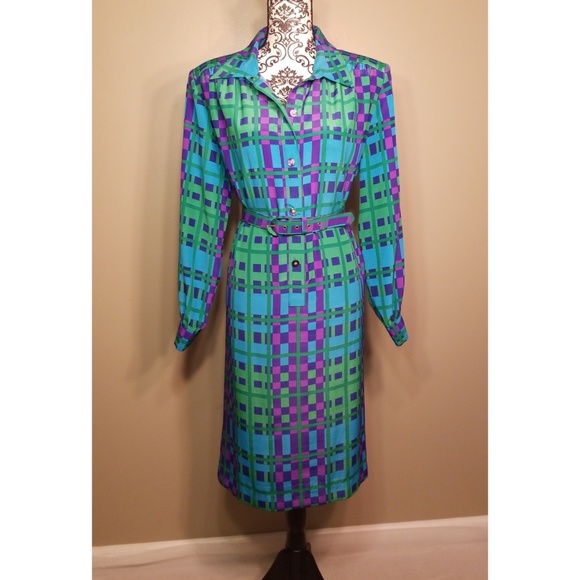 Leslie Fay Dresses & Skirts - Vintage Leslie Fay Printed Dress